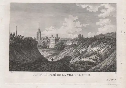 Vue de l'Entré de la Ville de Creil - Creil Senlis Oise Hauts-de-France Ansicht view vue