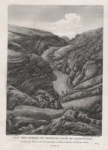 Vue des Gorges du Furon du coté de Sassenage - Gorges du Furon Sassenage Isere Auvergne Ansicht view vue