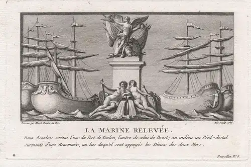 La Marine Relevée. - Port-Vendres Obelisque Marine relevée Bas-Relief