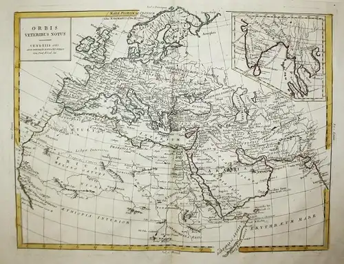 Orbis Veteribus Notus - Antique World Map Old Europe Africa Asia Karte map