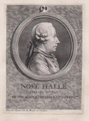 Noel Hallé - Noel Hallé (1711-1781) painter Maler peintre Portrait