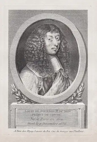 Louis de Bourbon, II. du Nom Prince de Conde... - Louis II de Bourbon, prince de Condé (1621-1686) general Por