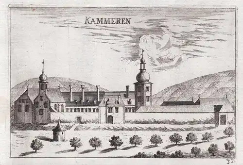 Kammeren - Kammern Hadersdorf Krems Kupferstich antique print