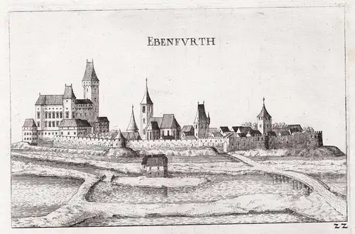 Ebenfurth - Ebenfurth Wien Niederösterreich Kupferstich antique print
