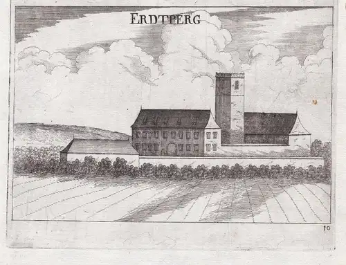 Erdtperg - Erdberg Niederösterreich Kupferstich antique print