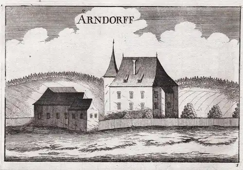 Ärndorff - Ehrendorf Gmünd Niederösterreich Kupferstich antique print