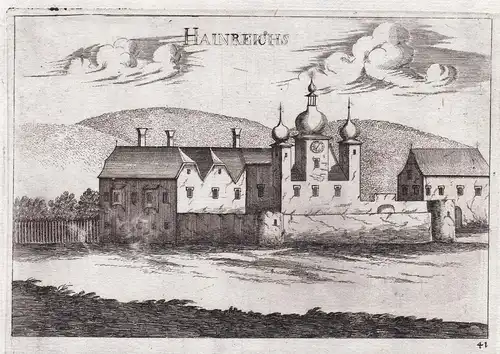 Hainreichs - Heinreichs Vitis Waidhofen an der Thaya Kupferstich antique print