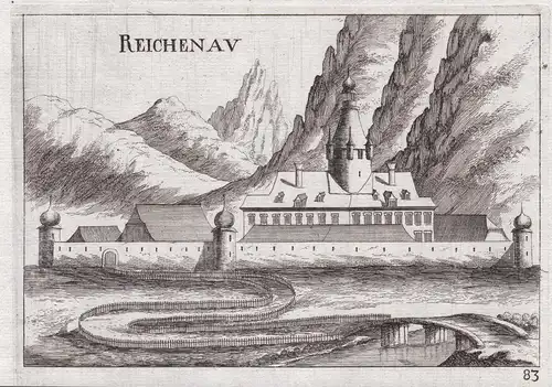 Reichenau - Reichenau im Mühlkreis Urfahr-Umgebung Kupferstich antique print