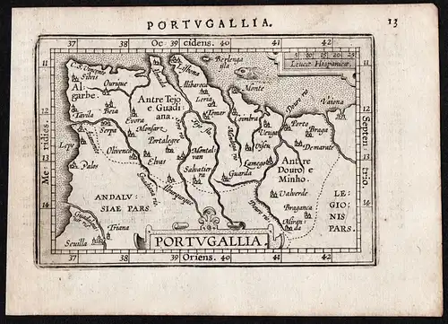 Portugallia - Portugal Portugallia Karte map