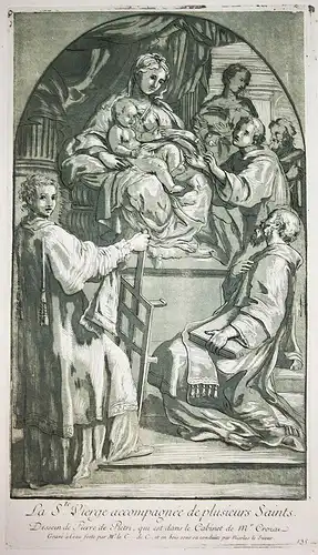 La Ste. Vierge accompagné de plusieurs Saints - The Virgin and child with Saints / Maria mit Kind und Heilige