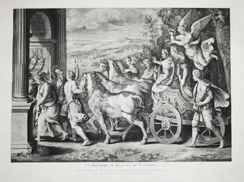 Le Triomphe de Titus et de Vespasien - TRiumphzug des Titus Mythologie mythology