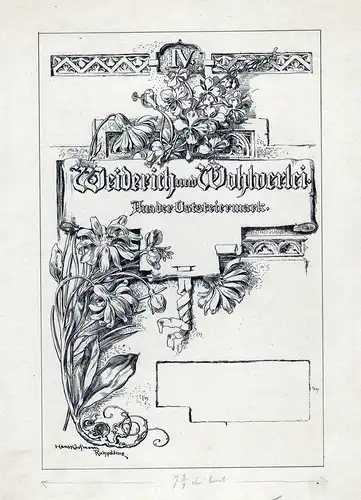 Weiderich und Wohlverlei, Aus der Oststeiermark - München Ruhpolding Steiermark Blumen Botanik botany Kräuter