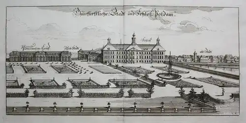 Churfürstliche Stadt und Schloß Potsdam - Potsdam Schloss Stadt