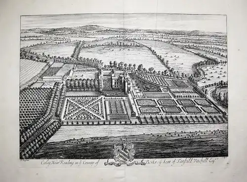 Coley, Near Reading in ye County of Berks, ye Seat of Tanfeild Vachell Esqr. - Coley House Park Reading Berksh