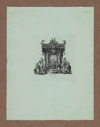 Exlibris für Franz Schaider / Radierung etching bookplate