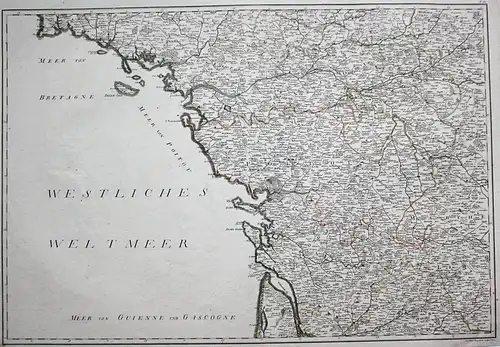 Westliches Weltmeer (Neueste Generalkarte von Frankreich Nach den bessten bisher bekantgemachten Karten und na