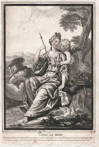 Venus, le Midy - Venus Aphrodite Mittag goddess Göttin Barock Baroque Mythologie Greek mythology