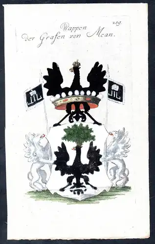 Wappen der Grafen von Mean - Wappen coat of arms Adel Heraldik heraldry