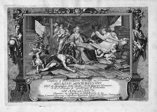 Celsissimo et Reverendissimo Principi Domino Sigismundo... - Sigismund von Kollonitz (1677-1751) Bishof Wien K