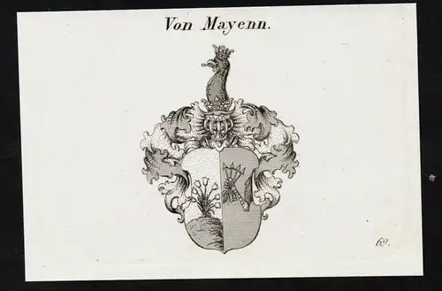 Von Mayenn - Mayenne Wappen coat of arms Adel Heraldik heraldry