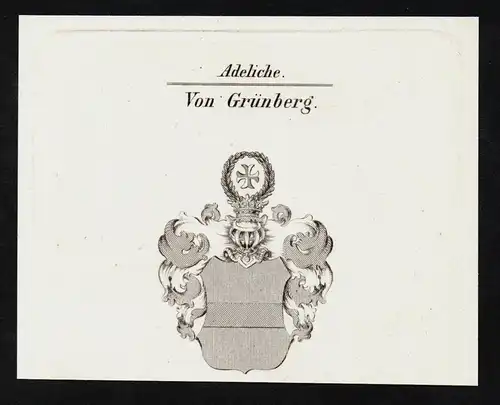 Von Grünberg - Wappen coat of arms Adel Heraldik heraldry