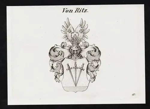 Von Ritz - Wappen coat of arms Adel Heraldik heraldry
