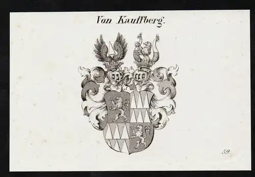 Von Kauffberg - Wappen coat of arms Adel Heraldik heraldry