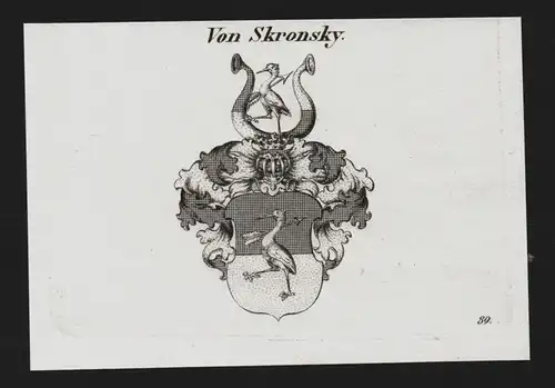 Von Skronsky - Wappen coat of arms Adel Heraldik heraldry