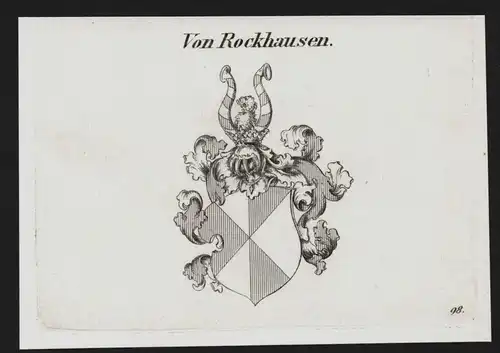 Von Rockhausen - Wappen coat of arms Adel Heraldik heraldry