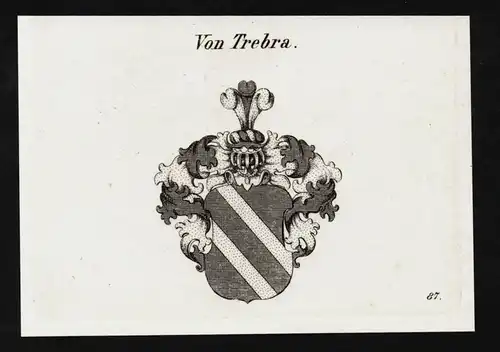 Von Trebra - Wappen coat of arms Adel Heraldik heraldry