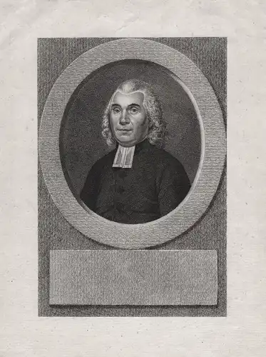 Cornelis Fortuyn (1752-1828) Amsterdam Dutch preacher Predikant Portrait