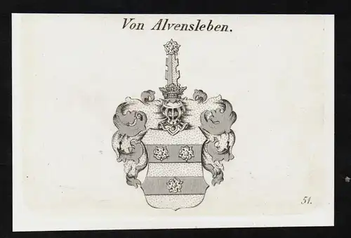 Von Alvensleben - Wappen coat of arms Adel Heraldik heraldry