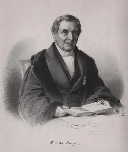 W. A. van Hengel - Wessel Albertus van Hengel (1779-1871) Dutch theologian Leiden Francker Amsterdam Portrait