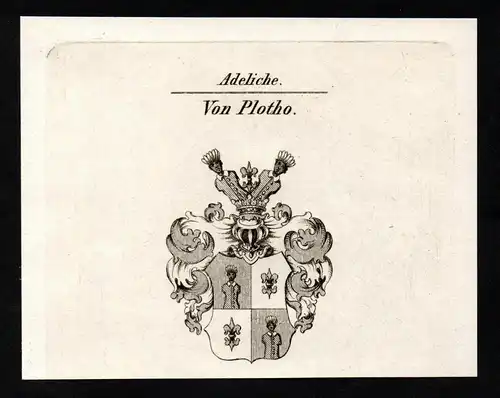 Von Plotho - Wappen coat of arms Heraldik heraldry