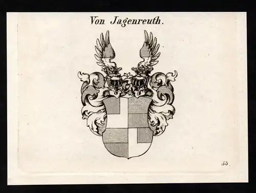 Von Jagenreuth - Wappen coat of arms Adel Heraldik heraldry