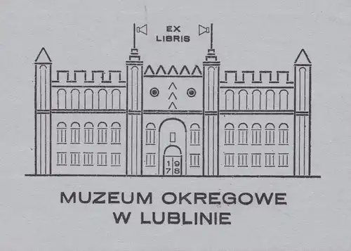 Exlibris für Muzeum Okregowe w Lublinie / Lublin Polen Poland Polska Museum