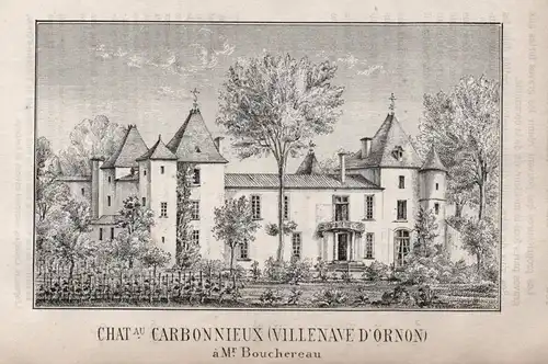 Chatau. Carbonnieux (Villenave d'Ornon) - Bordeaux Wein wine vin
