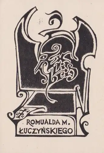 Exlibris für Romualda M. Luczynskiego