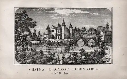 Chateau d'Agassac (Ludon-Medoc) - Bordeaux Wein wine vin