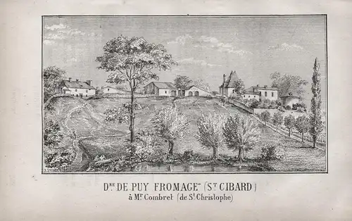 Dne. de Puy Fromage (St. Cibard) - Château de Puyfromage Saint-Cibard Bordeaux Wein wine vin