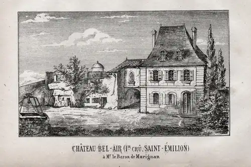 Chateau Bel-Air (1.er cru Saint-Emilion) - Château Bélair-Monange Bordeaux Wein wine vin