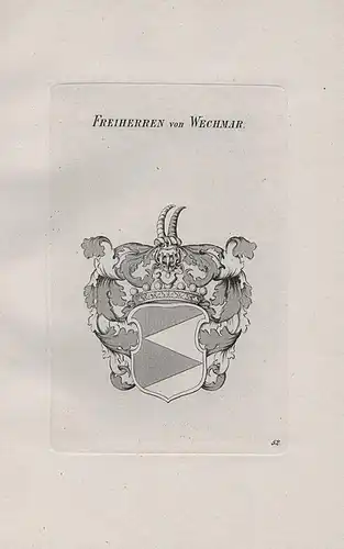 Freiherren von Wechmar - Wappen coat of arms Heraldik heraldry