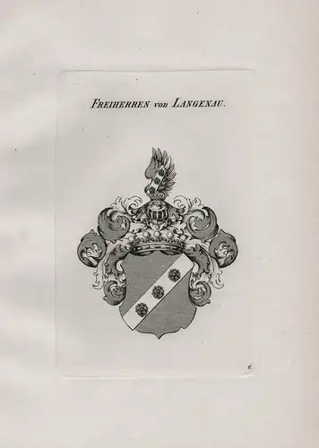 Freiherren von Langenau - Wappen coat of arms Heraldik heraldry