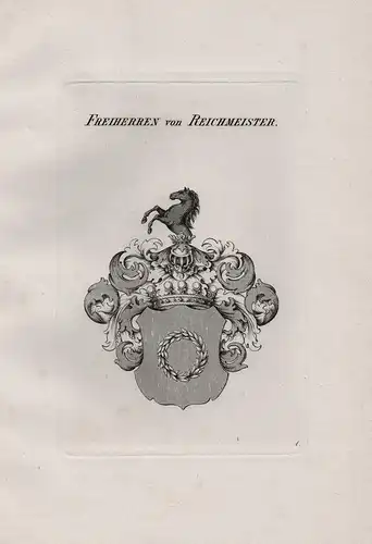 Freiherren von Reichmeister - Wappen coat of arms Heraldik heraldry