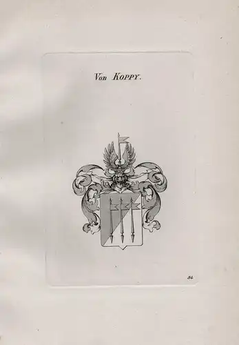 Von Koppy - Wappen coat of arms Heraldik heraldry