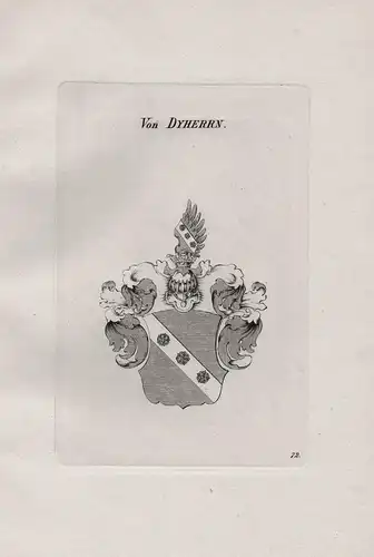 Von Dyherrn - Dyherrn Dyhrn Wappen coat of arms Heraldik heraldry