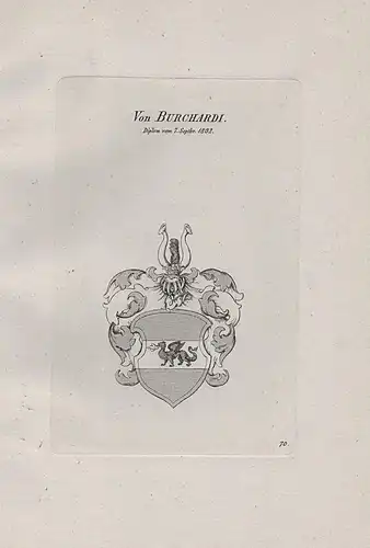 Von Burchardi - Wappen coat of arms Heraldik heraldry