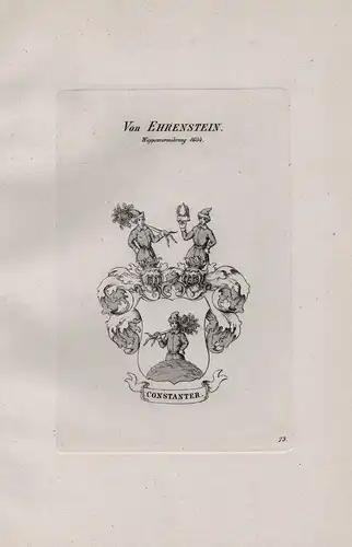 Von Ehrenstein - Wappen coat of arms Heraldik heraldry