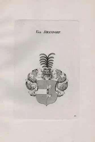 Von Drandorf - Wappen coat of arms Heraldik heraldry