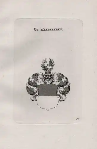 Von Bendeleben - Wappen coat of arms Heraldik heraldry